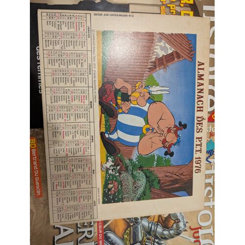 Calendrier Almanach 1976 - Asterix