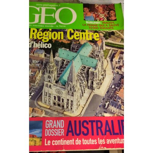 Géo 349 Mars 2008 - Australie Aborigène - Voyage Au Japon - Forçats Du Pétrole - Rogelio Salmona - Maguy - La Région Centre Vu Du Ciel - Vladimir Poutine - 156 Pages Avec La Carte Dépliante