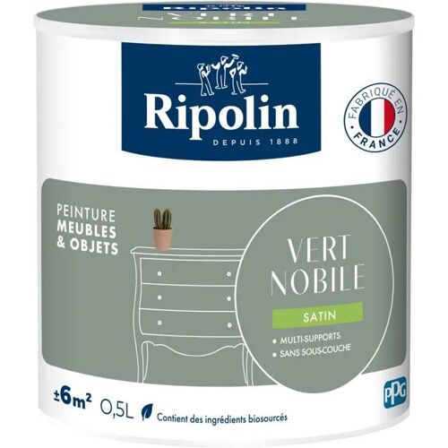 Peinture Meubles & Objets Ripolin Satiné Vert Nobile 0,5 L