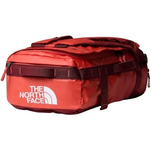 The North Face Base Camp Voyager Duffel 32L ¿ Mars Dust/Sumac, Convertible Backpack Duffel