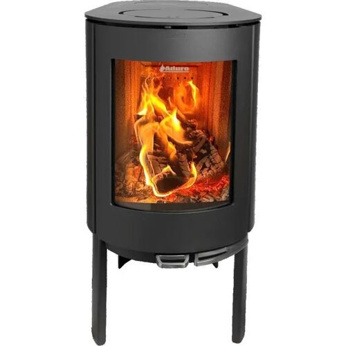 Poêle à bois sur pied Aduro Aduro 23 3-9 kW noir mat vitre incurvée