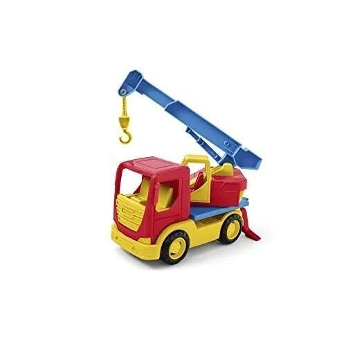 Camion Avec Grue - Wader - Tech Truck 35317 - Vert - 26 X 11,5 X 32 Cm - Jouet Pour Enfant