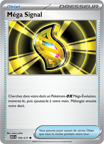 Carte Pokémon - Méga Signal - 193/217 - Héros Transcendants