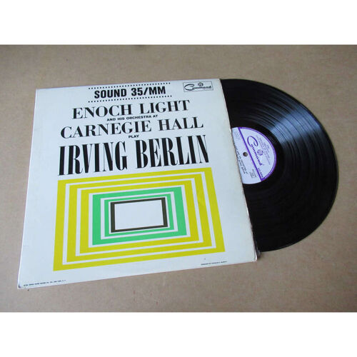 Enoch Light And His Orchestra At Carnegie Hall Play Irving Berlin Pye Command Pcls 840 Uk Lp 1965