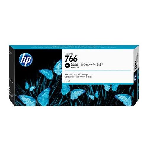 HP 766 - 300 ml - photo noire - original - DesignJet - cartouche d'encre - pour DesignJet XL 3600, 3600dr
