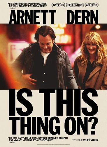 Is This Thing On ? - Affiche Pliée Originale De Cinéma - Format 120x160 Cm - Un Film De Bradley Cooper Avec Will Arnett, Laura Dern, Andra Day, Christine Ebersole, Ciarán Hinds, Sean Hayes - 2026