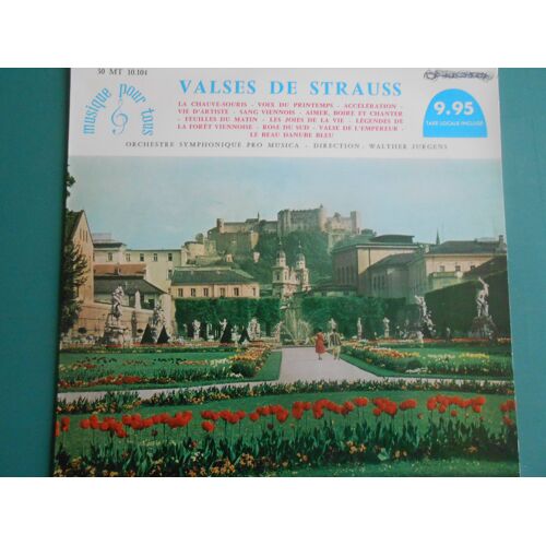 Valses De Strauss Orchestre Symphonique Pro Musica Walther Jurgens