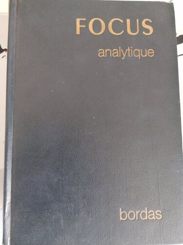 Focus Analytique Bordas 1972