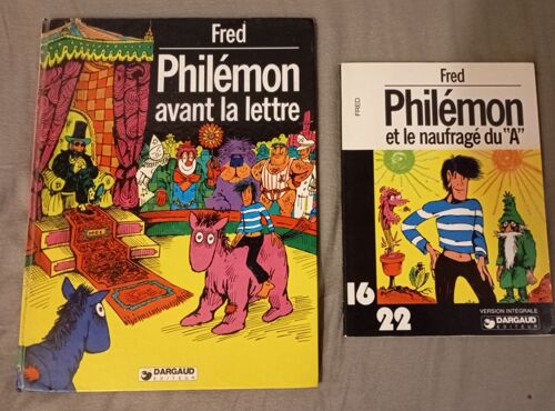 Lot 2 Bd Fred Philémon Avant La Lettre ( 1982) / Philémon Et Le Naufragé Du A (En 16/22)