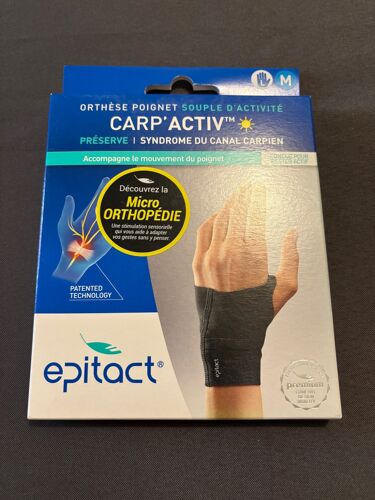 Orthèse Gauche Poignet Souple D'activité Epitact Carp' Activ , Taille M Gauche 