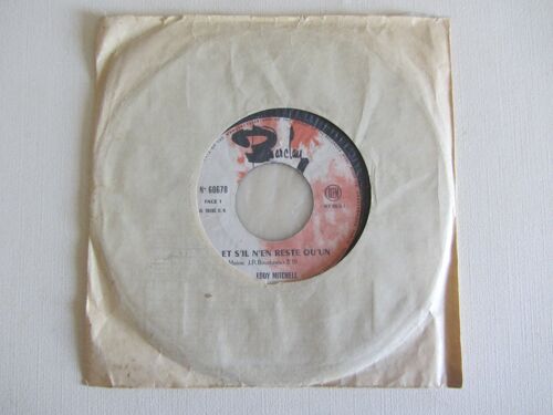 Et S'Il N'En Reste Qu'Un - Tu Es Le Seul (Juke-Box 1er Tirage)