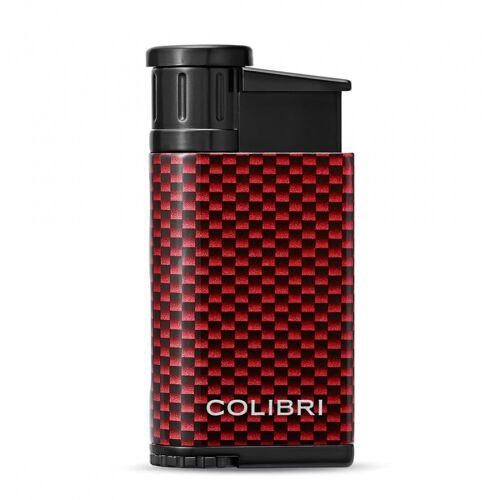 Briquet Tempête Colibri Evo Rouge Carbone  Design Moderne