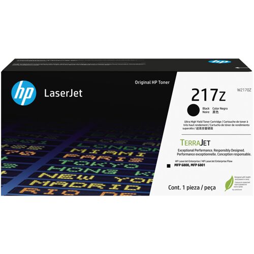 HP 217Z - À rendement élevé - noir - original - LaserJet - cartouche de toner (W2170Z) - pour Color LaserJet Enterprise MFP 6800; LaserJet Enterprise Flow MFP 6800