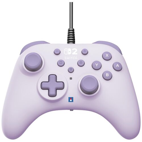 Hori Manette filaire HORIPAD Turbo (Lavande) pour Nintendo Switch 2 - Sous licence officielle Nintendo