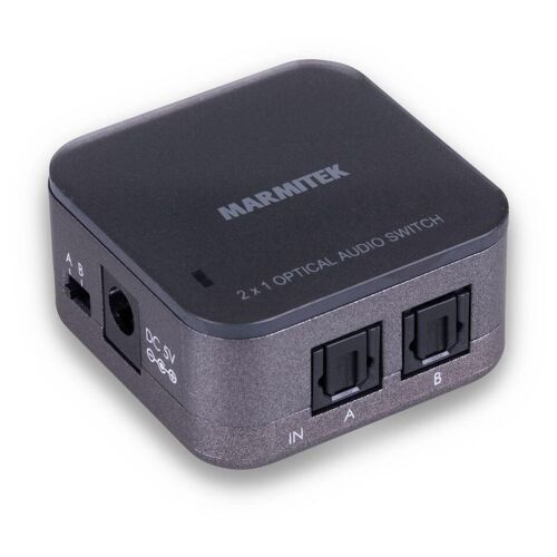 Marmitek Connect TS21 - Switch optique - 2 entrées / 1 sortie - Toslink