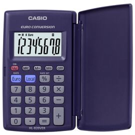 Casio HL-820VERA - Calculatrice de poche - 8 chiffres - pile