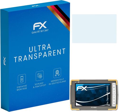 Film Protection d'écran compatible avec Topcon FC-6000 Protecteur d'écran, ultra-clair FX Écran protecteur (2X)