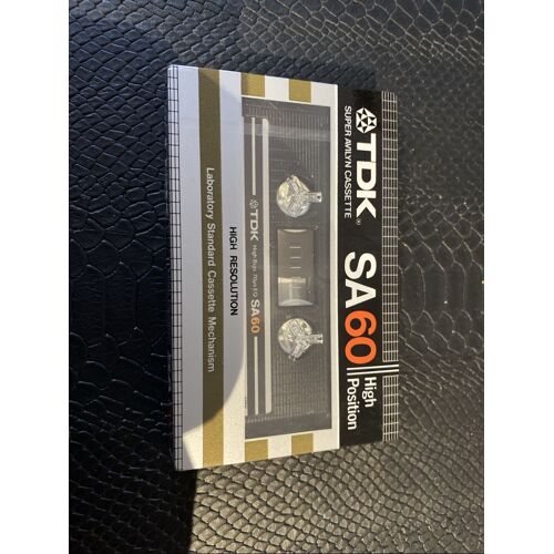 Tdk Sa60 Super Avilyn Cassette Audio Vierge