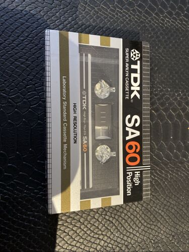Tdk Sa60 Super Avilyn Cassette Audio Vierge
