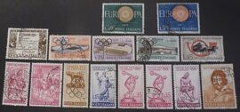 Italie Oblitéré N° 807 Et + Lot De 15 Timbres De 1960