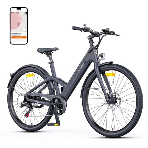 Engwe N1 Air St - Vélo Électrique 28" - Autonomie 100km - Batterie 36v10ah - Moteur 250w - Cadre En Fibre De Carbone, Gris