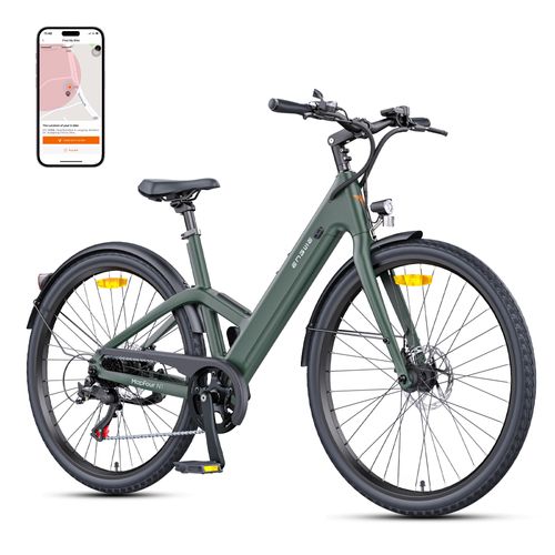 Engwe N1 Air St - Vélo Électrique 28" - Autonomie 100km - Batterie 36v10ah - Moteur 250w - Cadre En Fibre De Carbone, Vert