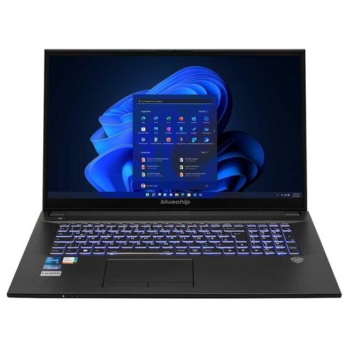 Bluechip Travelline B17w28 Ordinateur Portable 17.3" Full Hd 16 Go Ddr5-Sdram 500 Go Wi-Fi 6e (802.11ax) Windows 11 Pro Noir