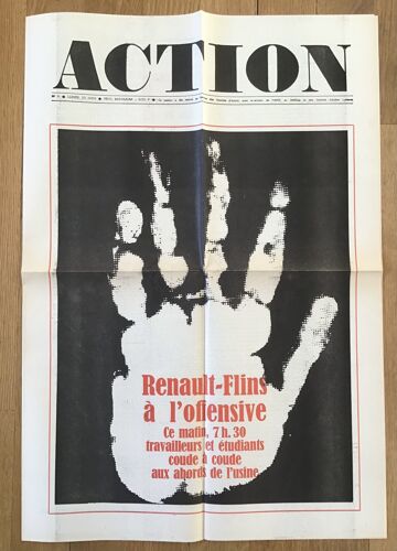 Action N° 6 Du 10 Juin 1968 Renault-Flins À L'Offensive