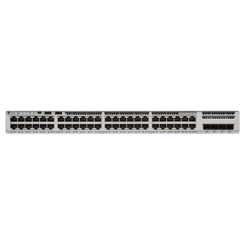 Cisco Catalyst 9200L - Network Essentials - commutateur - C3 - 48 x 10/100/1000 (PoE+) + 4 x Gigabit SFP (liaison montante) - Montable sur rack - PoE+ (370 W)