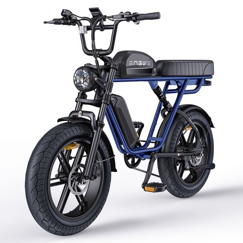 Vélo Électrique - Engwe - M1 - Autonomie 170km - Batterie 48v28.6ah - Tout Suspendu - Bleu