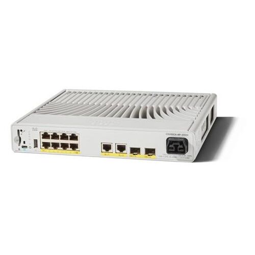 Cisco Catalyst 9200CX - Network Advantage - commutateur - compact - C3 - Géré - 8 x 10/100/1000 (PoE+) + 2 x 1000Base-T + 2 x SFP+ 10 Go (liaison montante) - Montable sur rack - PoE+ (240 W)
