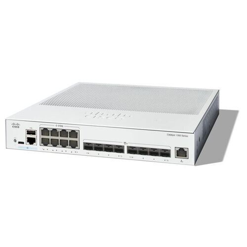 Cisco Catalyst 1300-16XTS - Commutateur - C3 - intelligent - 8 x 10GBase-T + 8 x 10 Gigabit SFP+ - Montable sur rack