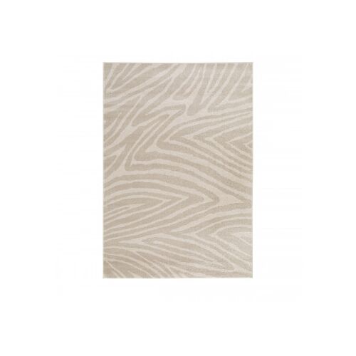 Drawer Zebra Intérieure Tapis Rectangle Polypropylène (Pp) Beige