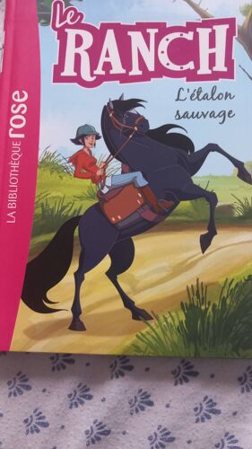 Lot 2 Livres Le Ranch - Bibliothèque Rose -Chevaux