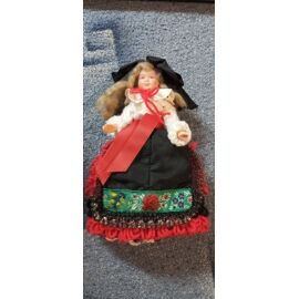 Ancienne Poupée Alsacienne Avec Cocarde Française – 42 Cm – État D'origine