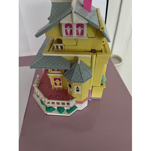 Polly Pocket Bluebird Vintage Club House Avec Toutes Les Figurines Et Mobilier