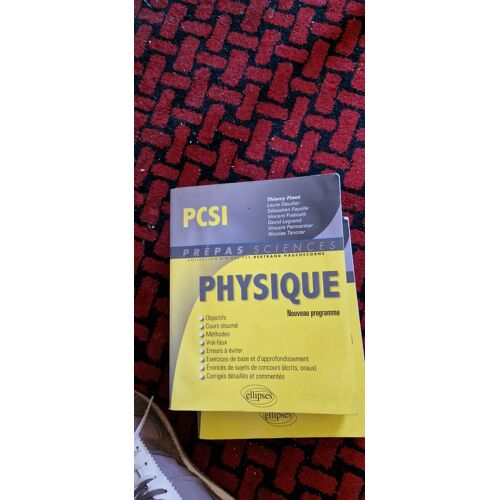 Livre Prepa Pcsi Physique 2013 Fabu
