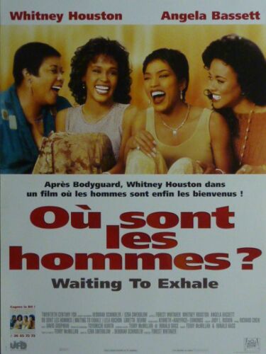 Où Sont Les Hommes ? - Affiche Originale De Cinéma - Format 120x160 Cm - Un Film De Forest Whitaker Avec Whitney Houston, Angela Bassett, Loretta Devine, Lela Rochon, Gregory Hines - Année 1996