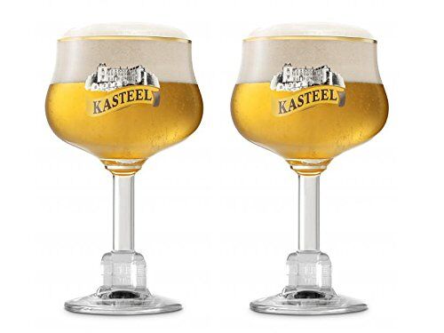 Lot De 2 Verres Bière Kasteel 25 Cl, Neuf Et Officiel