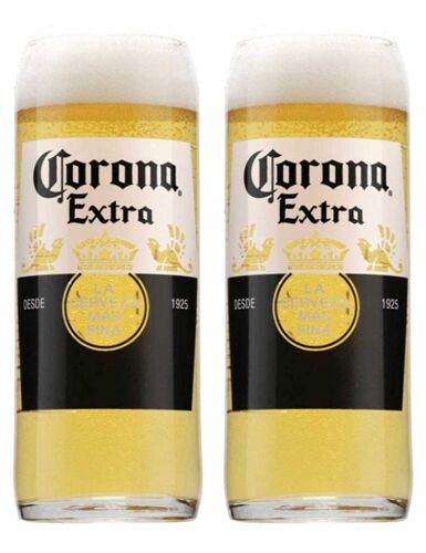 Lot De 2 Verres À Bière Corona 50 Cl, Neuf Et Officiel