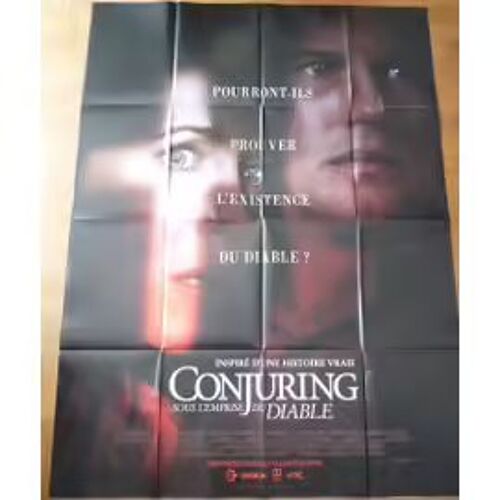 Conjuring Sous L¿Emprise Du Diable De Michael Chaves Avec Patrick Wilson, Vera Farmiga... - Affiche Originale De Film Format 120 X 160 Cm