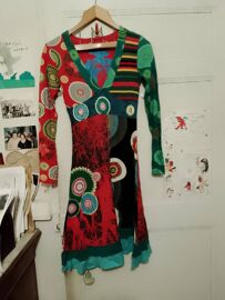 Robe Multicolore 34 Xs Desigual.