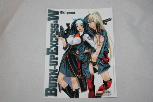 Panini Manga Juin 2013 Ex Libris Burn-Up Excess & W Oh! Gréât Format 210 X 150 Mm En Tres Tres Bon Etat Comme Neuf