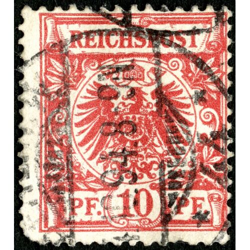 Timbre Oblitéré Reichspost 10 Pf.