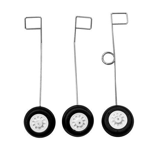 Pièces De Rechange Et Accessoires Pour Avion Rc Qf009 Su-35 Fighter Brushless Version : Roues En Caoutchouc, Train D'atterrissage, Set De Tiges De Poussée. ( Landing Gear Variant )-Générique