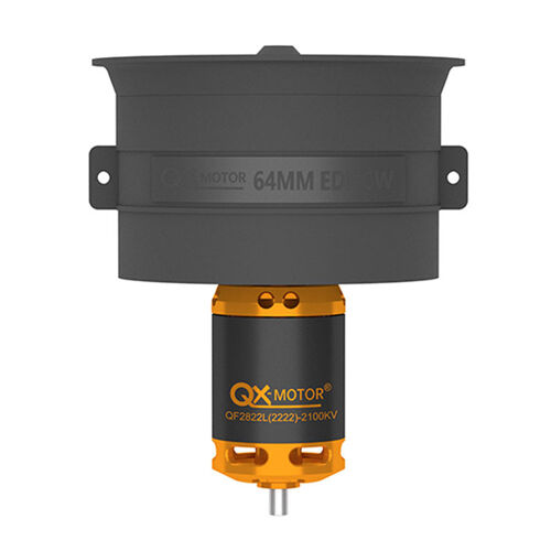 Qx-Motor 64mm 12-Pales Ventilateur Ducted Fan Edf Cw/Ccw Avec Moteur Brushless Qf2822 2100kv 2300kv 3300kv 4300kv Pour Avion Rc Jet ( 4300kv, Cw Variant )-Générique