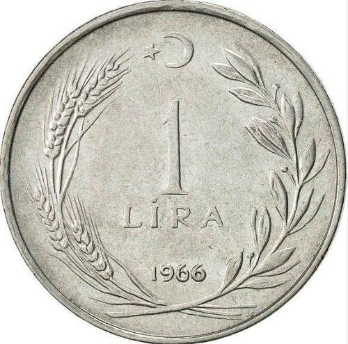 Pièce 1 Lire Turquie - 1966