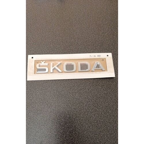 Logo Arrière Original Référence 5ja8536872zz Skoda Voir Photos.