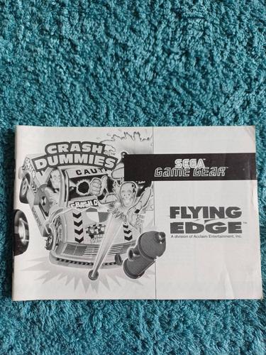 Notice Crash Dummies Sega game gear