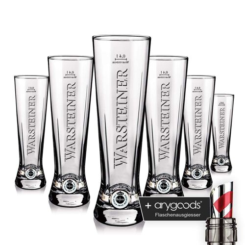 Lot De 6 Verres Warsteiner Premium Cup 25 Cl, Neuf Et Officiel